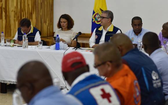 El presidente Duque durante el Consejo Departamental. FOTO PRESIDENCIA