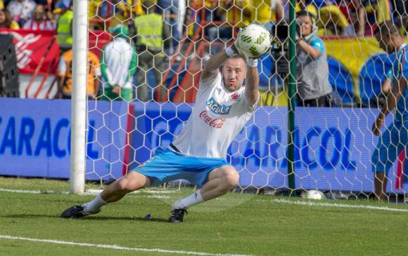 David Ospina actuó en 15 partidos con el Arsenal, cinco de ellos por la Liga Premier y es uno de los fijos de Pekerman para el Mundial de Rusia. FOTO juan antonio sánchez