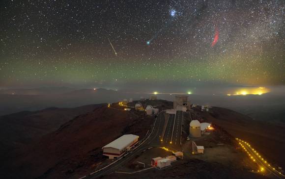 Las lluvias de meteoros son un buen tema para los amantes de la fotografía. FOTO ESO