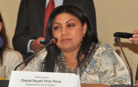 Oneida Pinto, exgobernadora de La Guajira. FOTO COLPRENSA