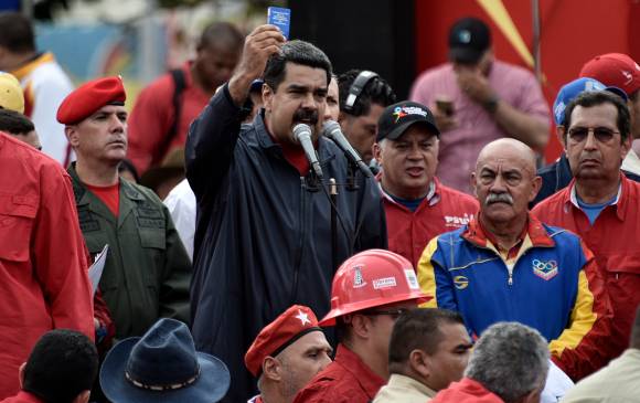 Nicolás Maduro, presidente de Venezuela. FOTO AFP