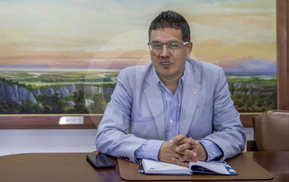 John Jairo Arboleda Céspedes se posesionó como rector de la Universidad de Antioquia el 9 de abril de 2018. Su Plan de Acción Institucional fue aprobado en agosto. FOTO Santiago mesa