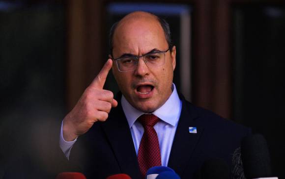 Wilson Witzel estará por al menos seis meses fuera del cargo. FOTO AFP