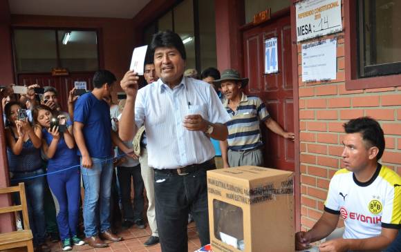 Un escándalo amoroso, hechos de presunta corrupción y la muerte de seis funcionarios en la ciudad de El Alto, complicaban los planes de Evo Morales de una cuarta postulación presidencial FOTO afp