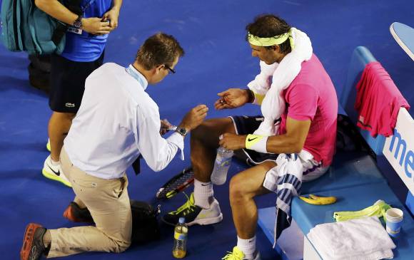 Nadal vivió 4 horas de infierno