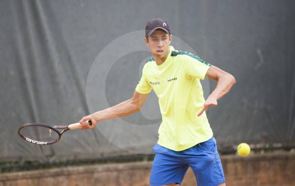 El bumangués Daniel Galán es la cuota joven de un experimentado equipo colombiano en Copa Davis. FOTO Edwin bustamante