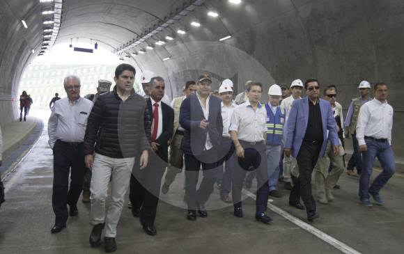 A la apertura de Primavera - peaje Amagá asistió el gobernador Luis Pérez. FOTO Juan A. Sánchez