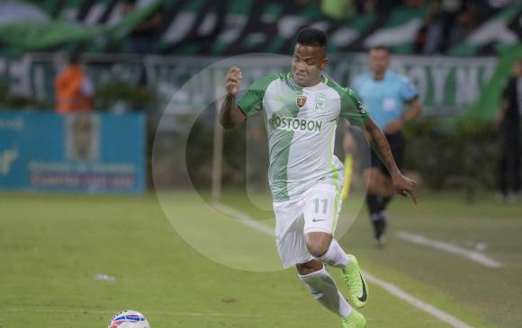 Andrés Rentería viene siendo factor desequilibrante en ataque para Nacional y se complementa de muy buena forma con Dayro Moreno y Jeison Lucumí. FOTO Juan antonio sánchez