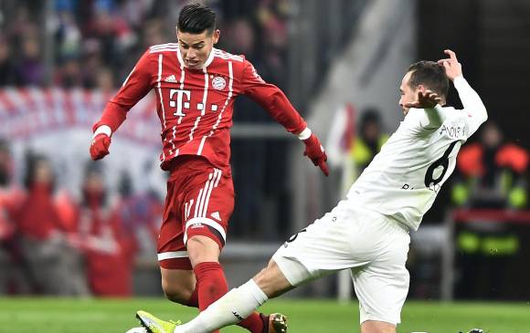 James viene de una buena presentación contra Hannover. FOTO EFE
