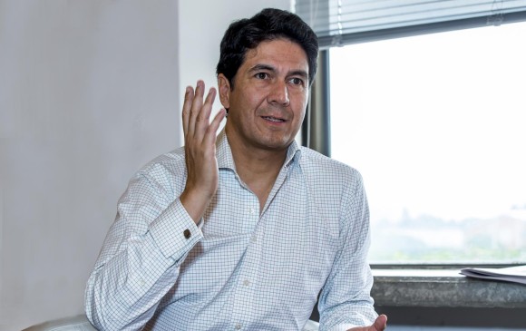 Javier Díaz Fajardo, presidente de Bancóldex, resaltó que el 69 % de los créditos otorgados en Antioquia, en 2018, beneficiaron a micro, pequeñas y medianas empresas. FOTO: Juan Antonio Sánchez