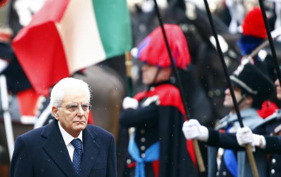 Sergio Mattarella estará siete años al mando. FOTO REUTERS