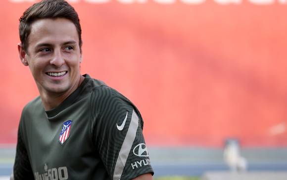 Santiago Arias volvió a los entrenamientos con el Atlético de Madrid tras superar el contagio por coronavirus. FOTO ATLÉTICO DE MADRID