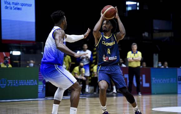 Braian Angola, que no estuvo en los juegos de febrero, fue la figura de Colombia. No jugará más con Partizan de Serbia. FOTO Fiba