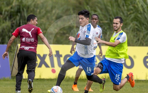 El goleador Germán Cano (9 tantos), una de las alternativas para el duelo de hoy en el Atanasio. FOTO juan antonio sánchez 