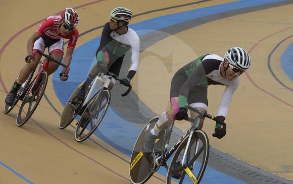 Nicolás Gómez tiene hoy la prueba del ómnium. FOTO Manuel Saldarriaga.