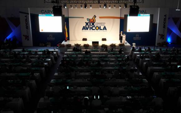 Productores avícolas colombianos participan en su congreso anual, en Bucaramanga. Foto: Ferney Arias.