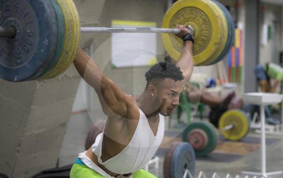 Moreno es actual subcampeón panamericano. Lleva un registro de 360 kilos alzados, mejor marca personal. FOTO JUAN A. SÁNCHEZ