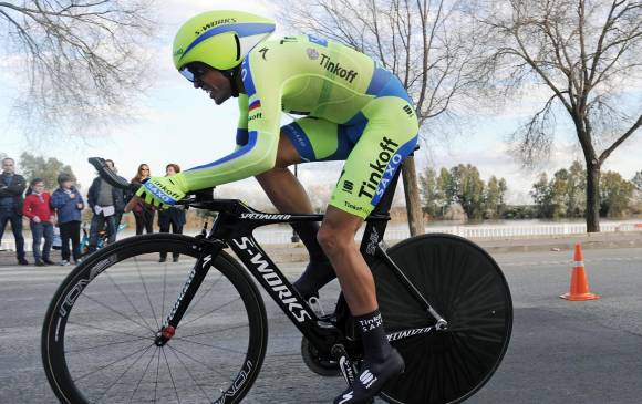 El pedalista español se mostró en mejor estado de forma que su máximo rival Chris Froome. FOTO AFP