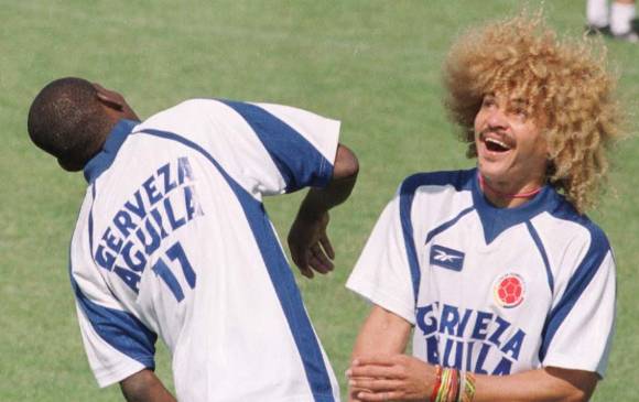 Carlos Pibe Valderrama, el emblemático capitán y creativo de la Selección Colombia que brilló en Italia-90. FOTO ARCHIVO EC
