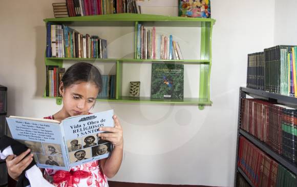 La casita rural que se volvió una biblioteca 
