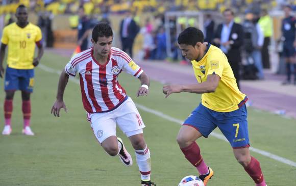 Ecuador y Paraguay dividieron honores en Quito. FOTO AFP
