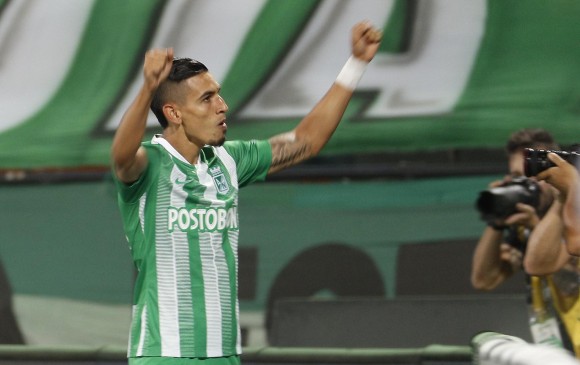Daniel Muñoz, autor del gol 5.000 por Liga para el cuadro verde, volvió a ser clave para el equipo. FOTO: MANUEL SALDARRIAGA