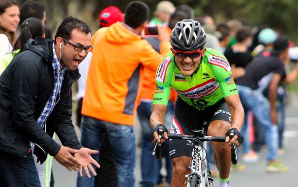Álex Cano (Aguardiente Antioqueño), amenaza para Mauricio Ortega y Óscar Sevilla. FOTO cortesía 