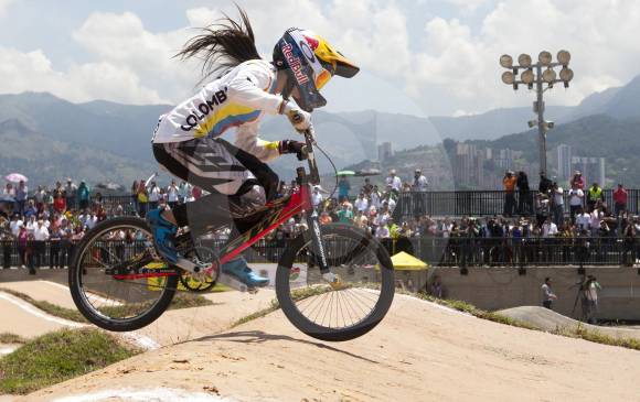 Mariana suma cuatro oros en Bolivarianos, logró uno en Pereira-2005, otro en Bolivia-2009 y dos en Perú-2013. FOTO EDWIN BUSTAMANTE 