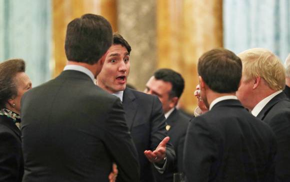 “Acabas viendo a su equipo boquiabierto”, se oyó decir al primer ministro canadiense, Justin Trudeau, sobre el papel de Donald Trump en la Otan.