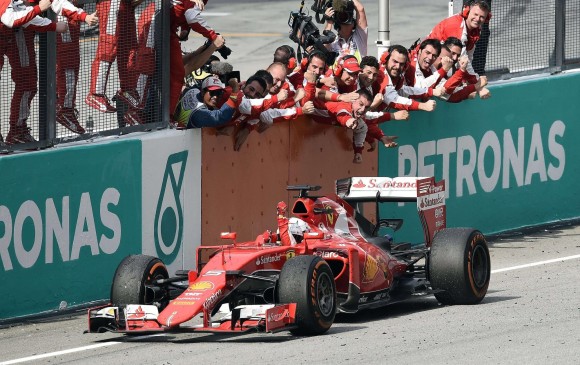 Ferrari no ganaba una carrera desde el 12 de mayo de 2013. FOTO AFP