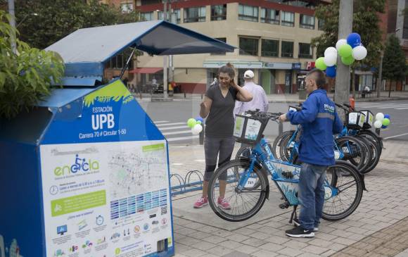 Actualmente Encicla tiene cerca de 46.000 usuarios activos; además es el sistema de bicicletas públicas del mundo que presenta menos hurtos, se registran 14 en cinco años. FOTO Edwin Bustamante