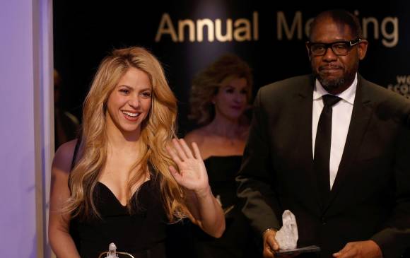 Foro Económico Mundial reconoce a Shakira por su apoyo a la educación 
