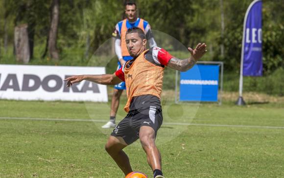 Jonathan Lopera ajusta 12 partidos con el Poderoso, tras su llegada en enero como refuerzo. FOTO juan antonio sánchez