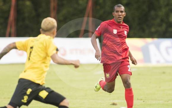 El polifuncional Fabio Rodríguez es una de las cartas que tiene hoy Rionegro para buscar tres puntos en la calurosa Montería. El duelo ante Alianza quedó para el recuerdo. FOTO Mario Valencia