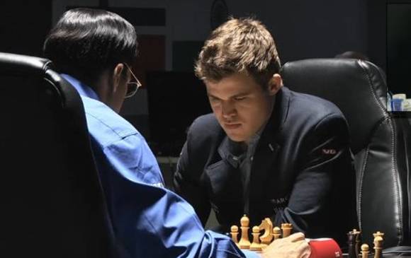 Anand y Carlsen, el match por la corona mundial. FOTO CORTESÍA