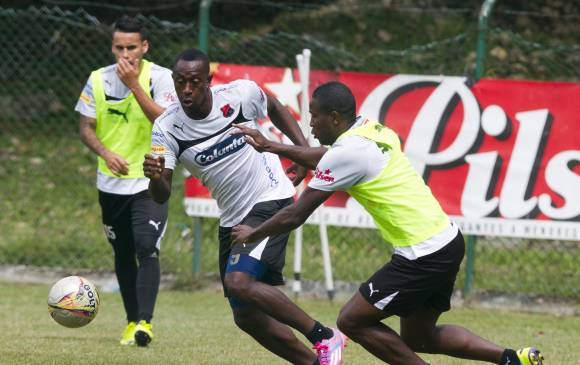 El atacante Juan Fernando Caicedo (9) espera regresar al gol frente al Tolima. FOTO jaime pérez