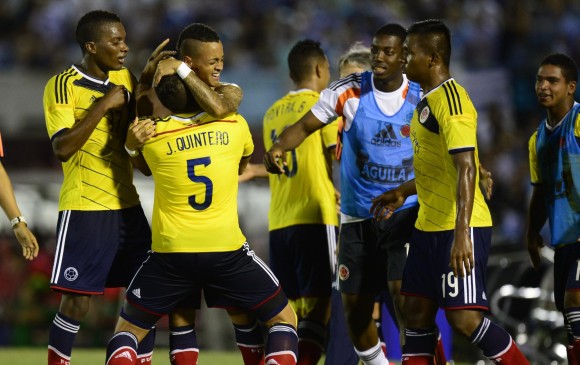 Colombia goleó a brasil y terminó segunda en el Suramericano. FOTO AFP