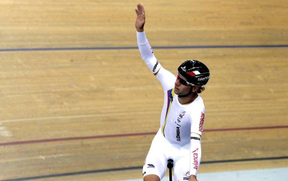 Con solo 20 años el cejeño Fernando Gaviria se coronó campeón del mundo de pista en la categoría élite. FOTO AP