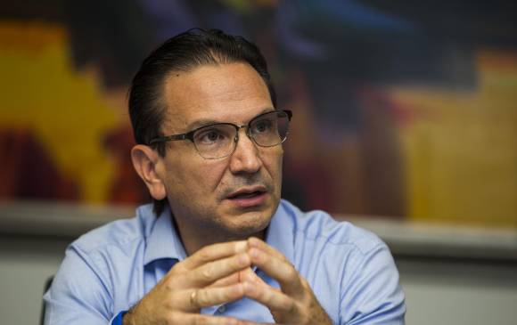 El presidente de Bancolombia, Juan Carlos Mora, sostuvo que Electricaribe le adeuda a esta entidad unos $500 mil millones. Foto: Julio César Herrera