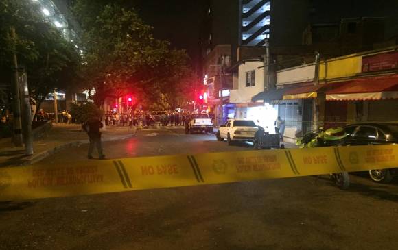El doble homicidio se registró en el barrio Santa Lucía. FOTO: ANDRÉS FELIPE OSORIO G.