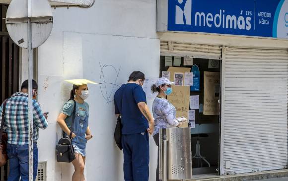 Medimás es la EPS con más casos con este reporte, con 7.248 peticiones, quejas o reclamos. FOTO JUAN ANTONIO SÁNCHEZ