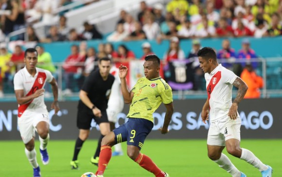 Un gol de Alfredo Morelos acabó con la sequía de Colombia