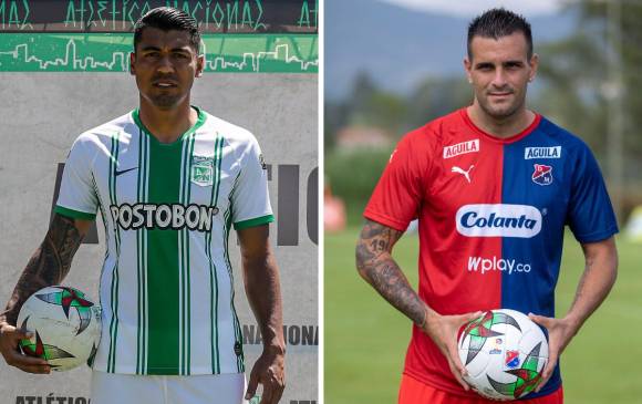 Jefferson Duque (Nacional) y Federico Laurito (Medellín) son dos de las caras nuevas con las que arrancan los equipos paisas. Fotos: Jaime Pérez y Edwin Bustamante.