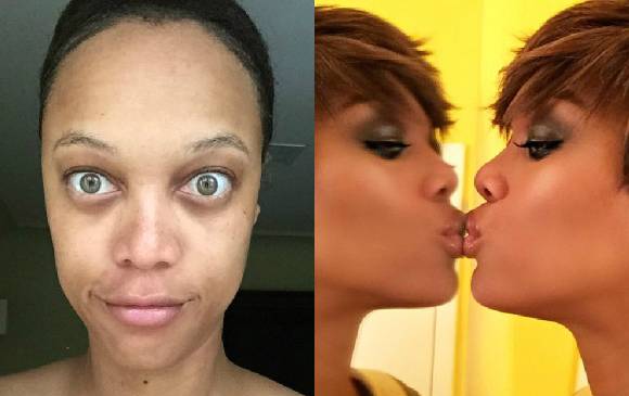 Estas fueron las imágenes que compartió Tyra Banks. Foto Instagram