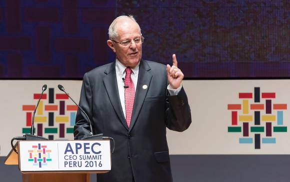El presidente de Perú, país anfitrión, fue contundente al hablar de la amenaza del populismo sobre el comercio. FOTO afp