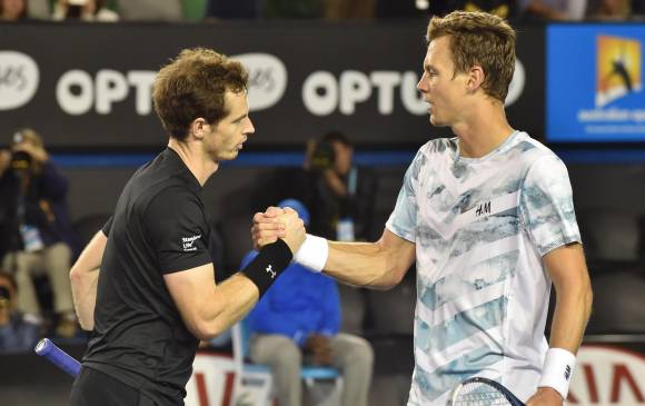 Murray ganó el acceso a su octava final de un Grand Slam en una auténtica batalla de nervios que superó con acierto. FOTO AFP
