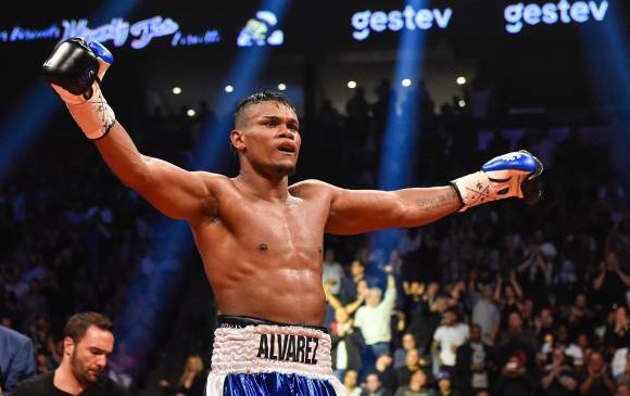 Eléider Álvarez, el aspirante colombiano al título mundial de los semipesados versión WBO, adelanta sus entrenamientos en Canadá, donde se radicó hace seis años. FOTO cortesía AFP