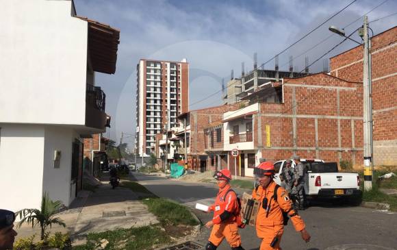 Así lucía el edificio Altos del Lago antes de la implosión. FOTO ESTEBAN VANEGAS