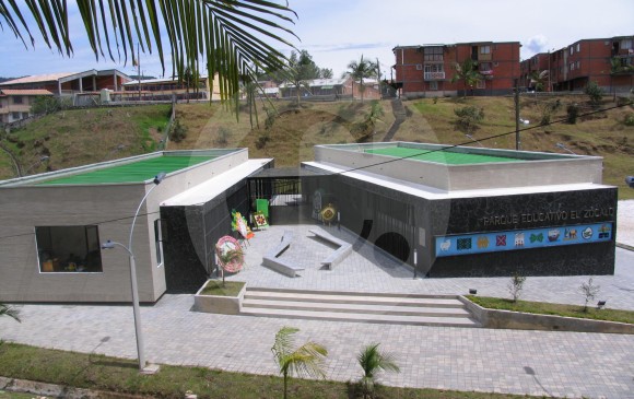 Panorámica del Parque Educativo El Zócalo de Guatapé. FOTO ARCHIVO