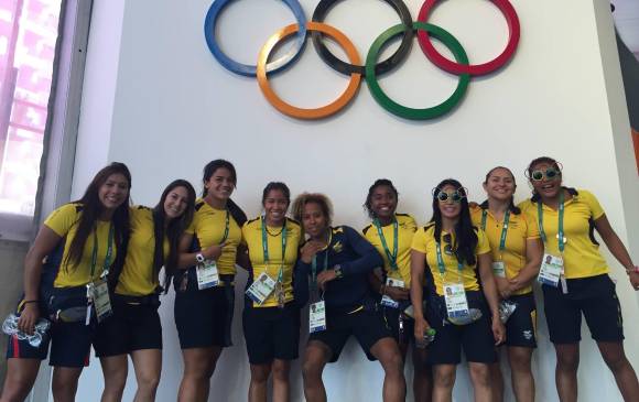 El equipo femenino de rugby ya se encuentra en Brasil listo para la competencia. FOTO colprensa